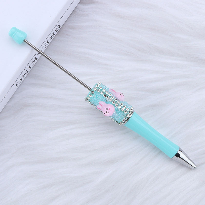 Wholesale DIY White Rabbit Sugar Bead Pen